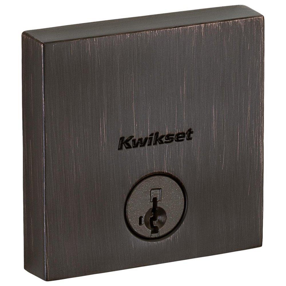 Kwikset Venetian Bronze Deadbolt Lock 