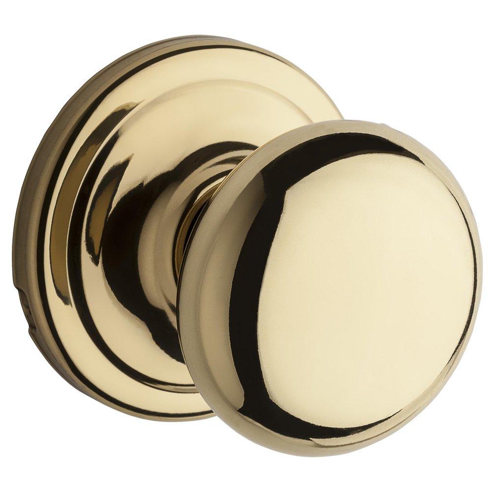 Kwikset Polished Brass Passage Knob 