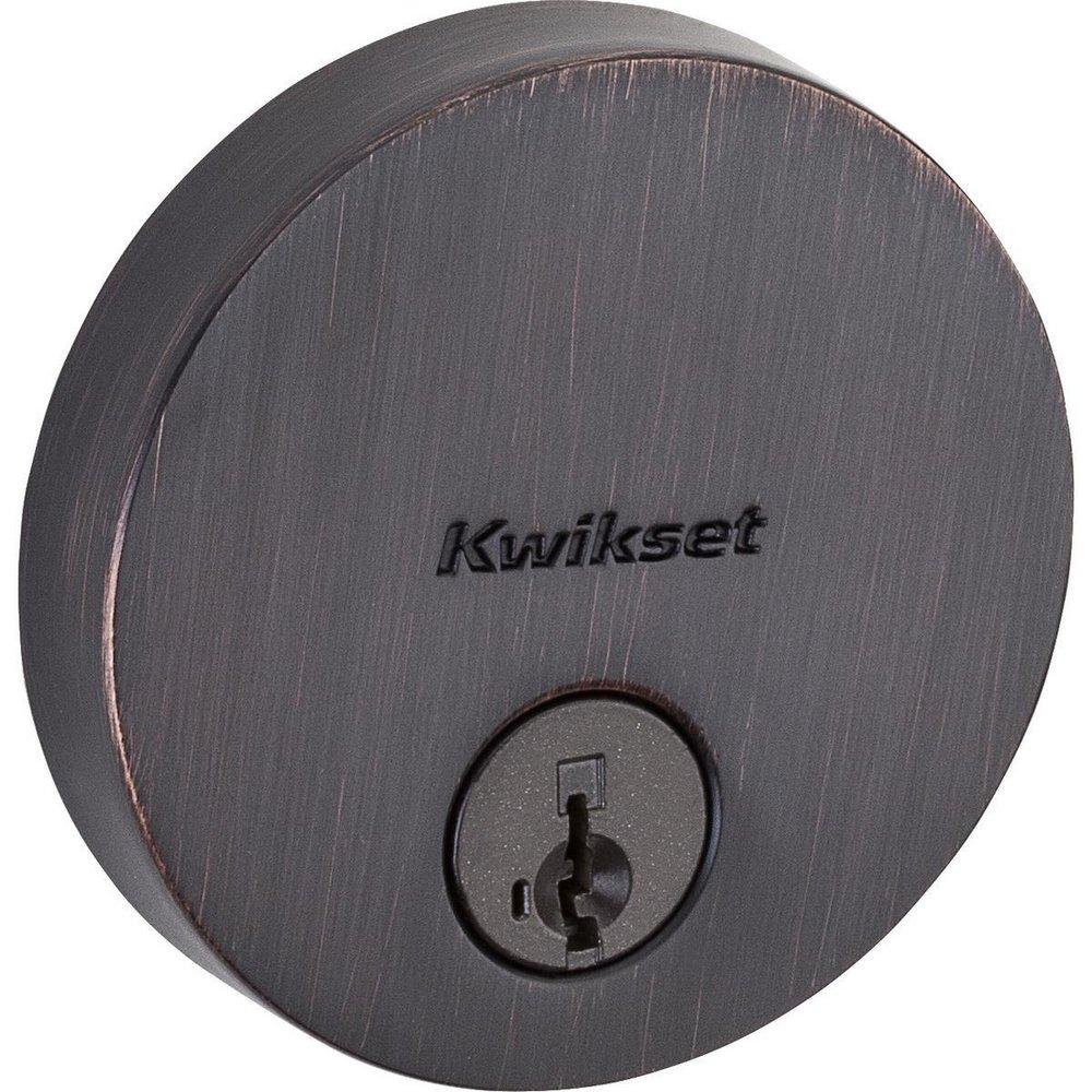 Kwikset Venetian Bronze Deadbolt Lock 