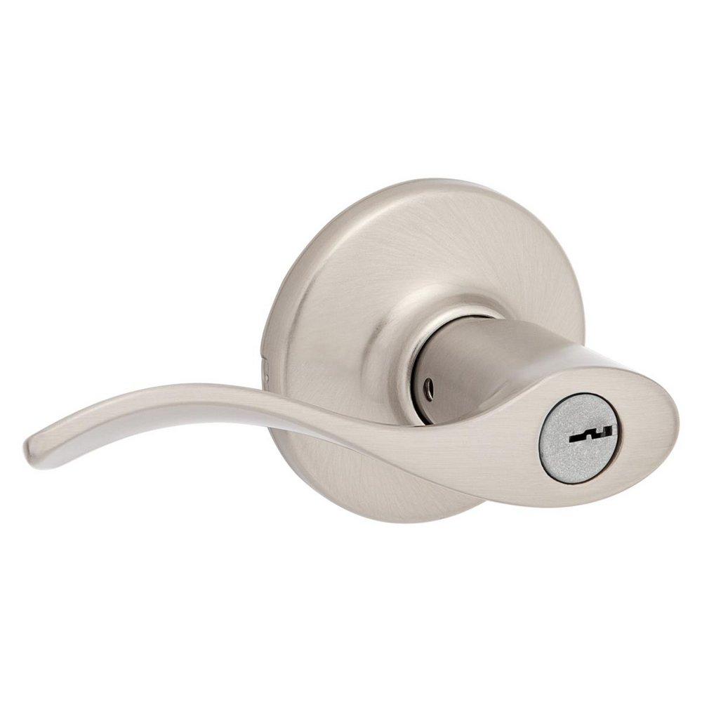 Kwikset Satin Nickel Metal Round Door Lever 