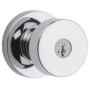 Metal Round Door Knob in Polished Chrome