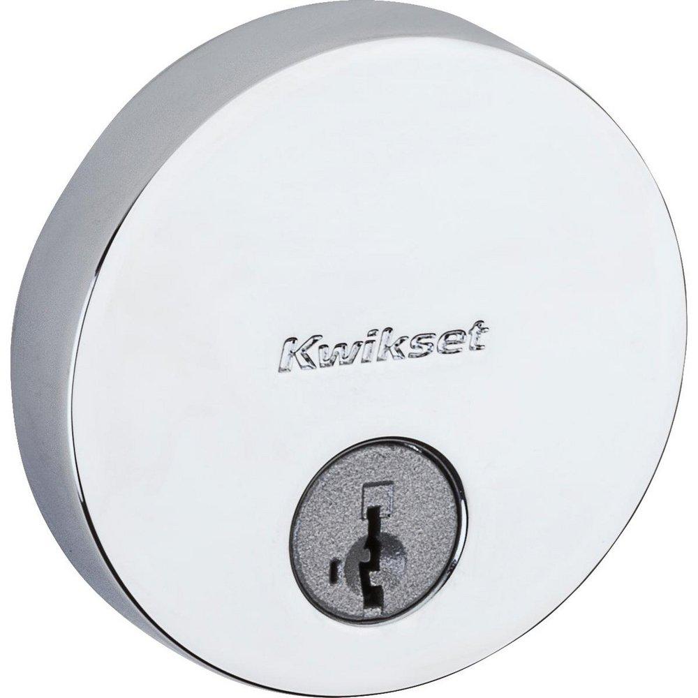 Kwikset Polished Chrome Deadbolt Lock 