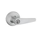 Kwikset Satin Chrome Keyed Lever with Smartkey