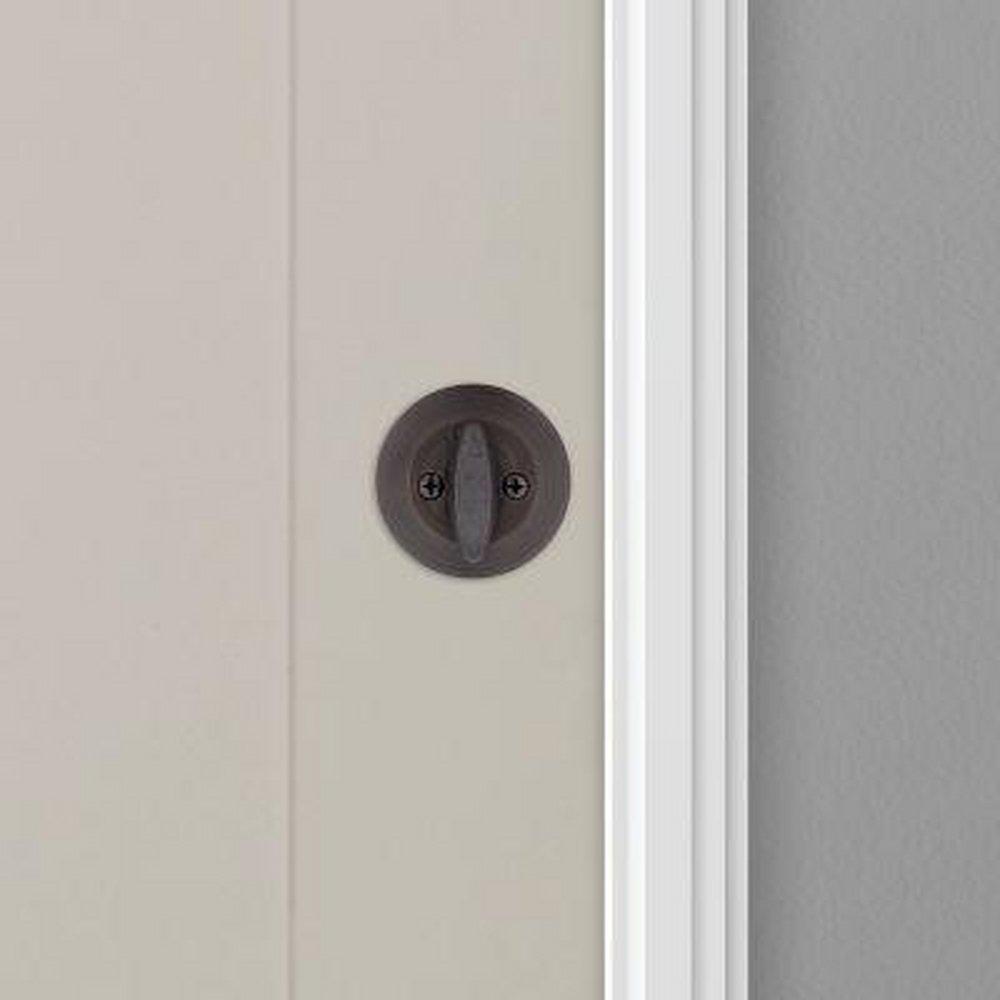 Kwikset Venetian Bronze Deadbolt Lock 