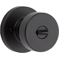 Metal Round Door Knob in Iron Black