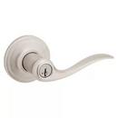 Kwikset Tustin Keyed Entry Lever with SmartKey, Satin Nickel 