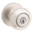 Kwikset Cove Keyed Entry Knob with SmartKey, Satin Nickel 