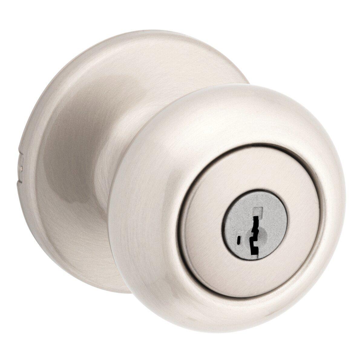 Kwikset Satin Nickel Metal Knob 