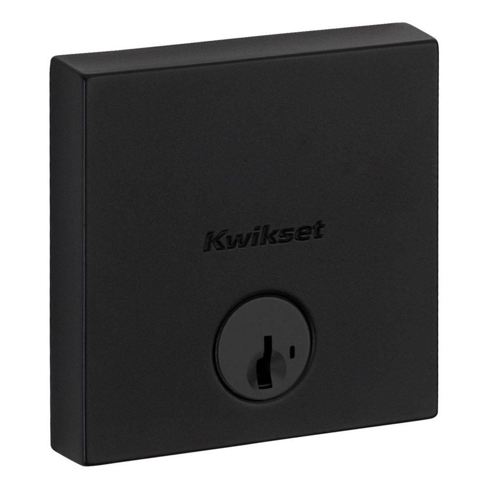 Kwikset Iron Black Deadbolt Lock 