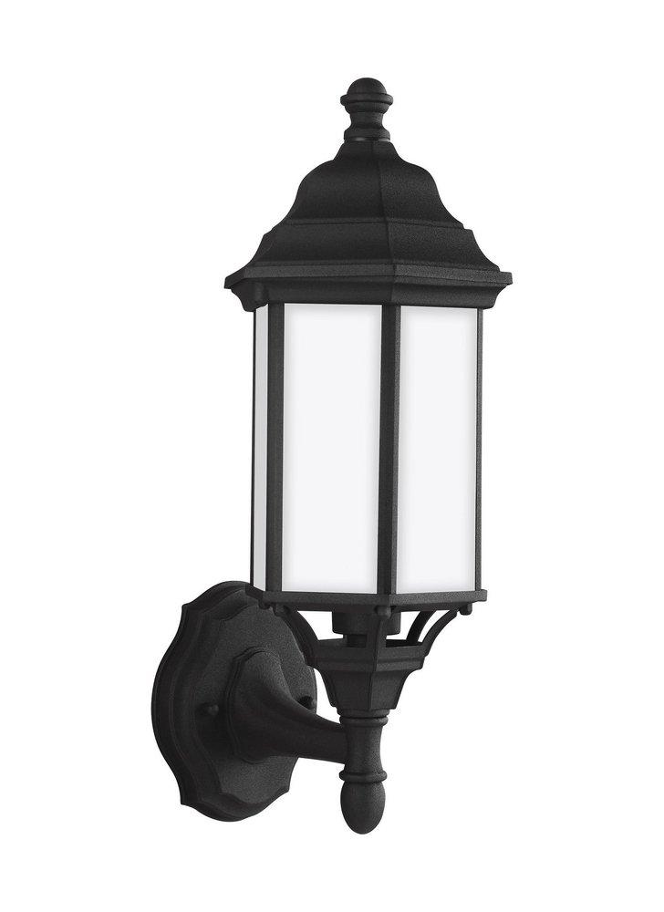 SMALL ONE LIGHT UPLIGHT OUTDOOR WALL LANTERN 