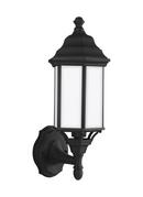 SMALL ONE LIGHT UPLIGHT OUTDOOR WALL LANTERN 