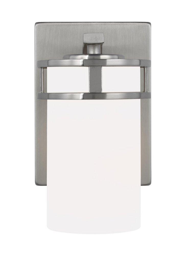 Visual Comfort & Co. Generation Lighting Brushed Nickel 75W 1-Light Medium E-26 Vanity Fixture 
