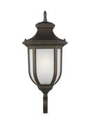 LARGE ONE LIGHT UPLIGHT OUTDOOR WALL LANTERN 