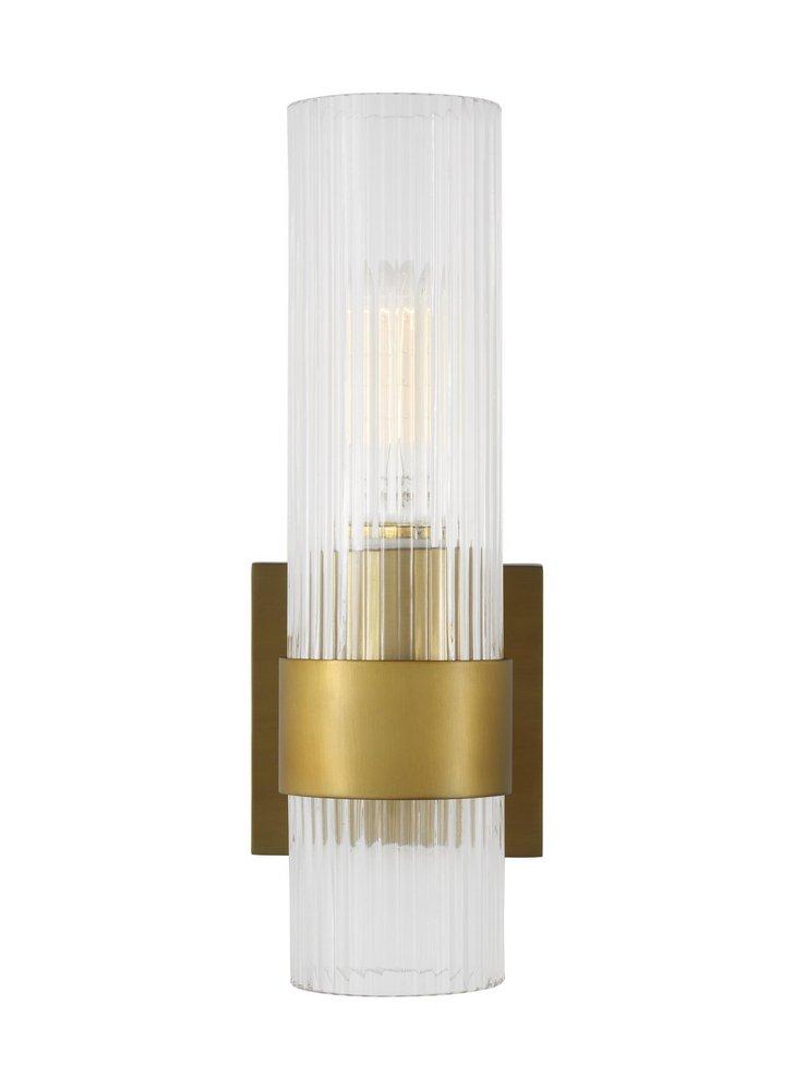 Visual Comfort & Co. Studio Burnished Brass 60W 3-Light 12-31/50 in. Wall Sconce 