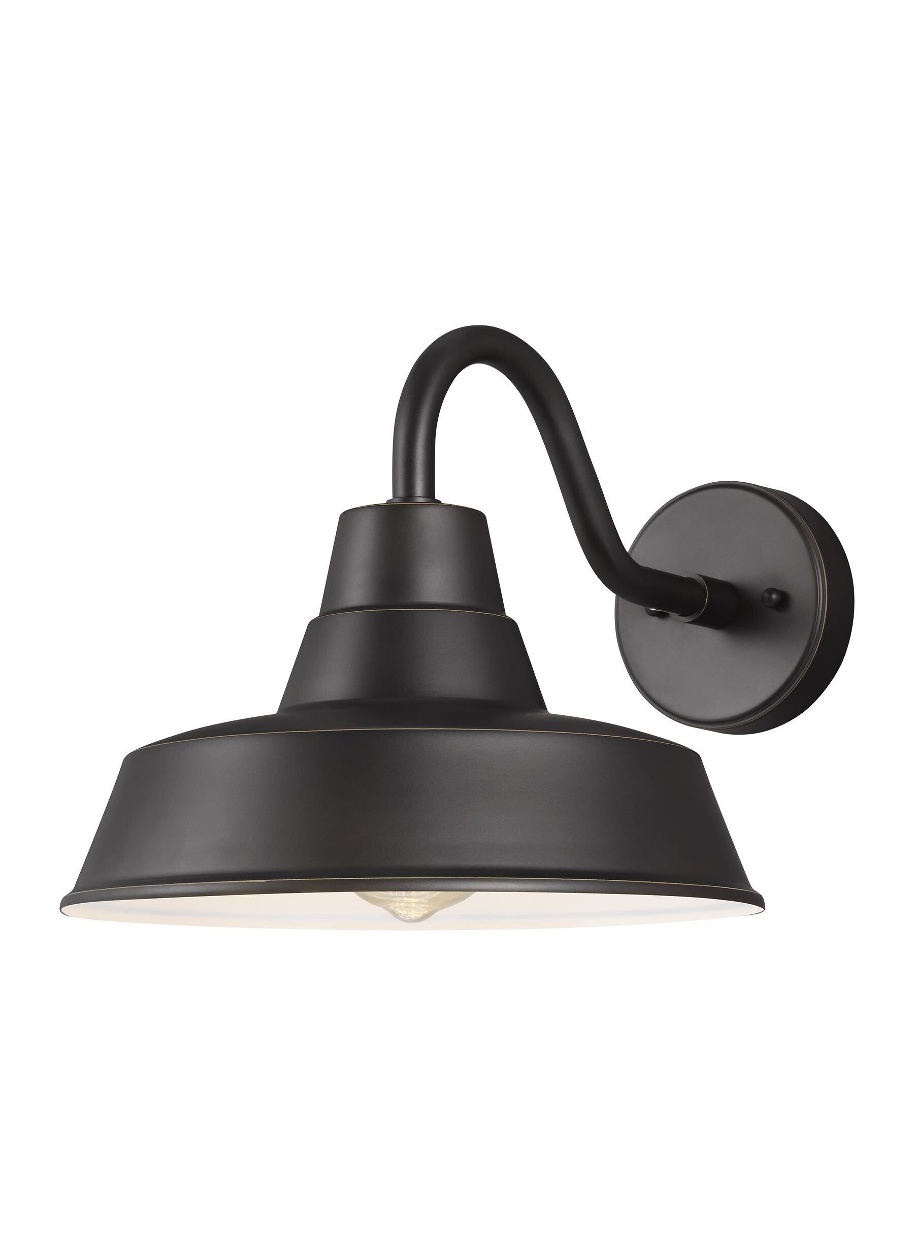 Visual Comfort & Co. Studio Antique Bronze 75W 1-Light 10-5/8 in. Outdoor Wall Sconce 