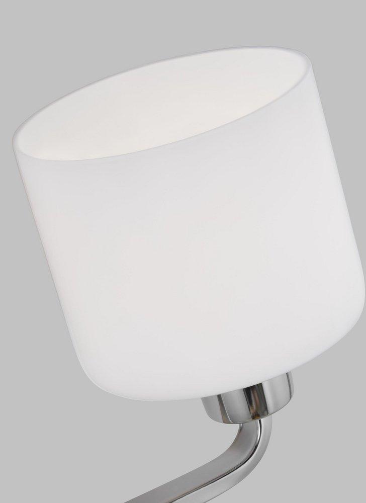 Visual Comfort & Co. Generation Lighting Chrome 100W 3-Light Medium E-26 Vanity Fixture 