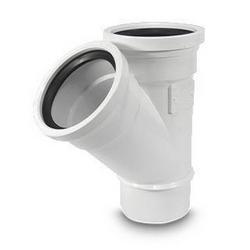 8 x 8 x 4 in. Gasket x Spigot PVC SDR 35 Sewer Tee Wye