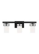 75W 3-Light Medium E-26 Vanity Fixture in Midnight Black