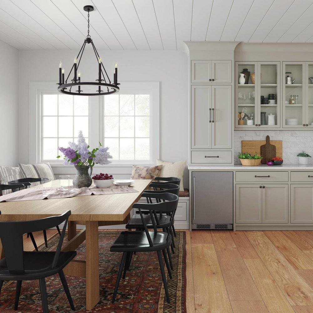 Avallon Stainless Steel 5.5 cu. ft. Built-in and Freestanding Refrigerator 