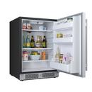 Avallon Stainless Steel 5.5 cu. ft. Built-in and Freestanding Refrigerator 