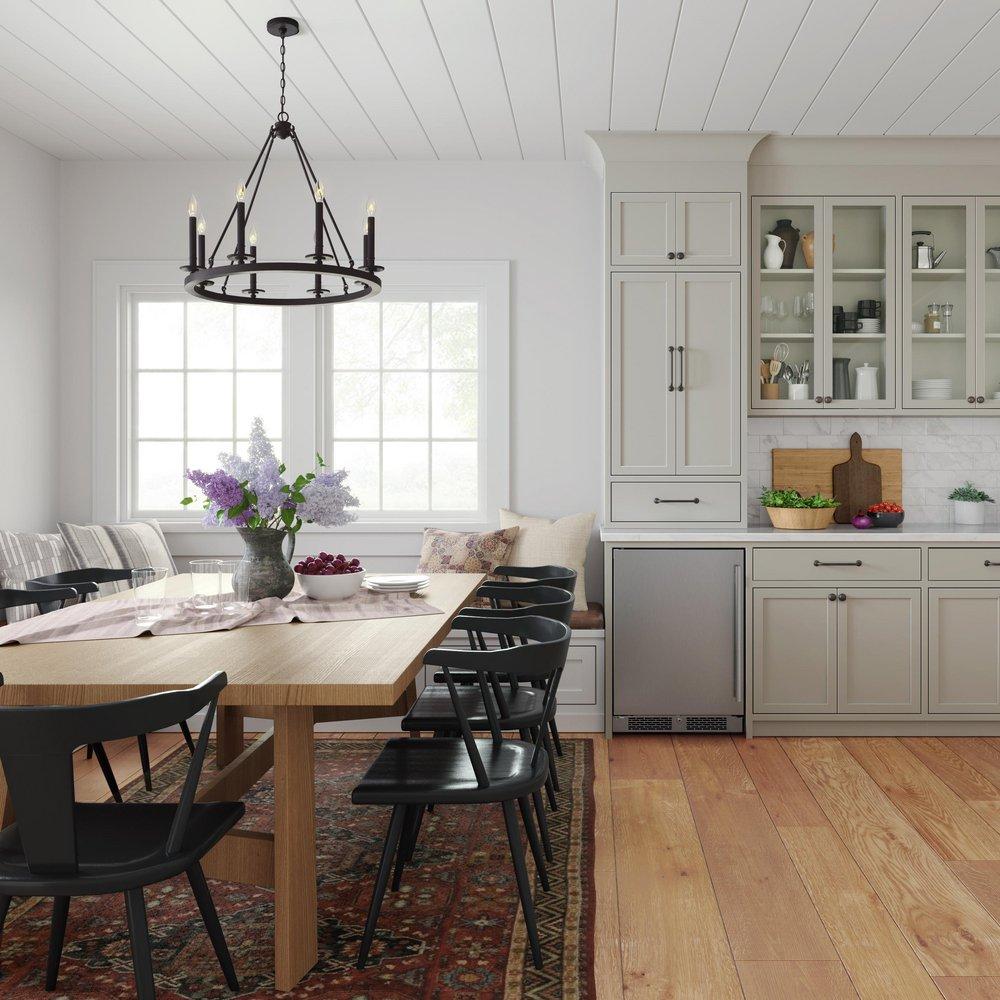 Avallon Stainless Steel 5.5 cu. ft. Built-in and Freestanding Refrigerator 