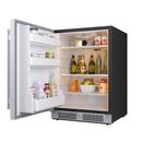 Avallon Stainless Steel 5.5 cu. ft. Built-in and Freestanding Refrigerator 