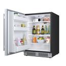 Avallon Stainless Steel 5.5 cu. ft. Built-in and Freestanding Refrigerator 