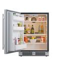 Avallon Stainless Steel 5.5 cu. ft. Built-in and Freestanding Refrigerator 