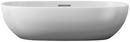 21-1/2 in. Vessel Mount Oval Limestone Bathroom Sink in Standard White