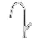 Single Handle Pull Down Kitchen Faucet in Polished Chrome