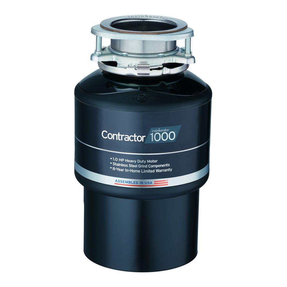 InSinkErator® Black Continuous Feed Garbage Disposal with Power Cord 