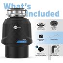 InSinkErator&reg; Black Continuous Feed Garbage Disposal 