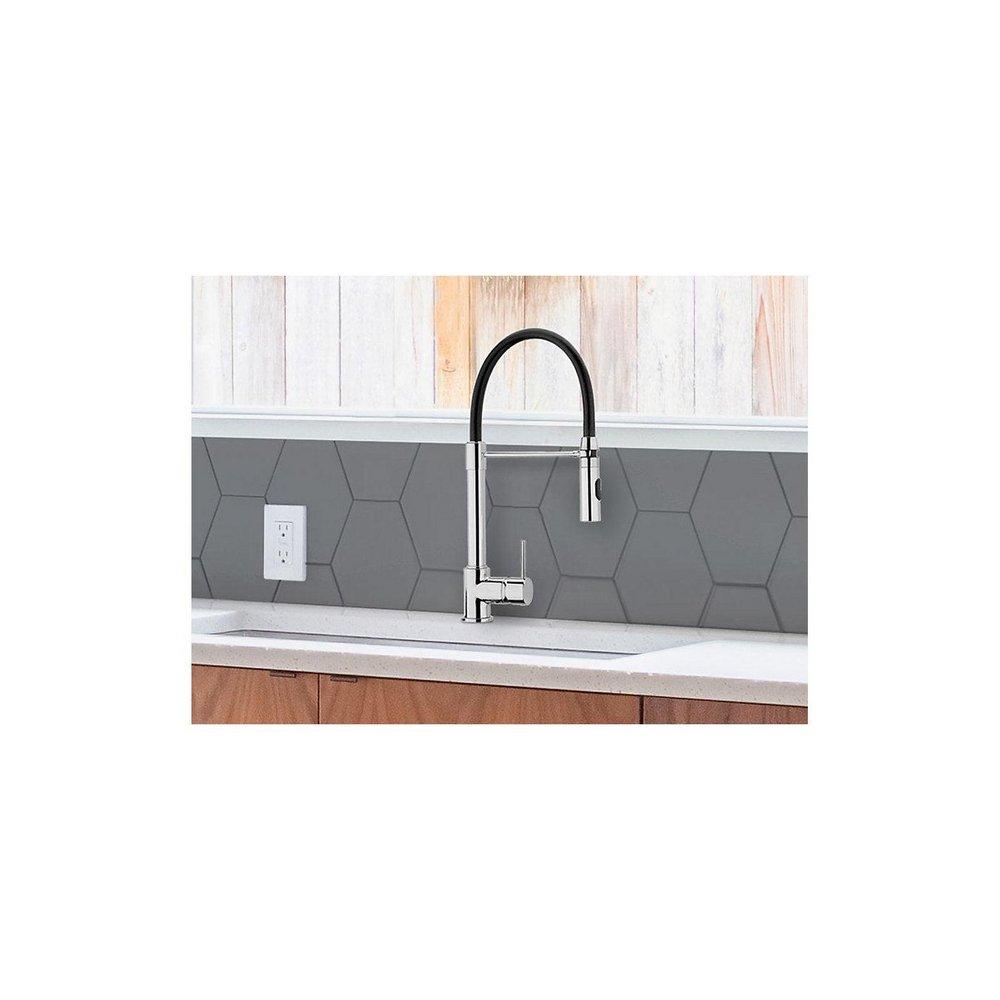 Fortis Polished Chrome Pull Down Kitchen Faucet 