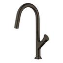 Single Handle Pull Down Kitchen Faucet in Brushed Black