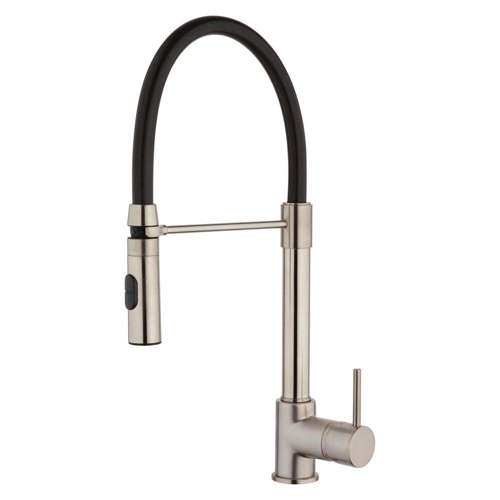Fortis Brushed Nickel Pull Down Kitchen Faucet 