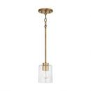 HomePlace by Capital Lighting Aged Brass 100W 1-Light Medium E-26 Incandescent Pendant 