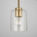 HomePlace by Capital Lighting Aged Brass 100W 1-Light Medium E-26 Incandescent Pendant 