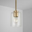 HomePlace by Capital Lighting Aged Brass 100W 1-Light Medium E-26 Incandescent Pendant 