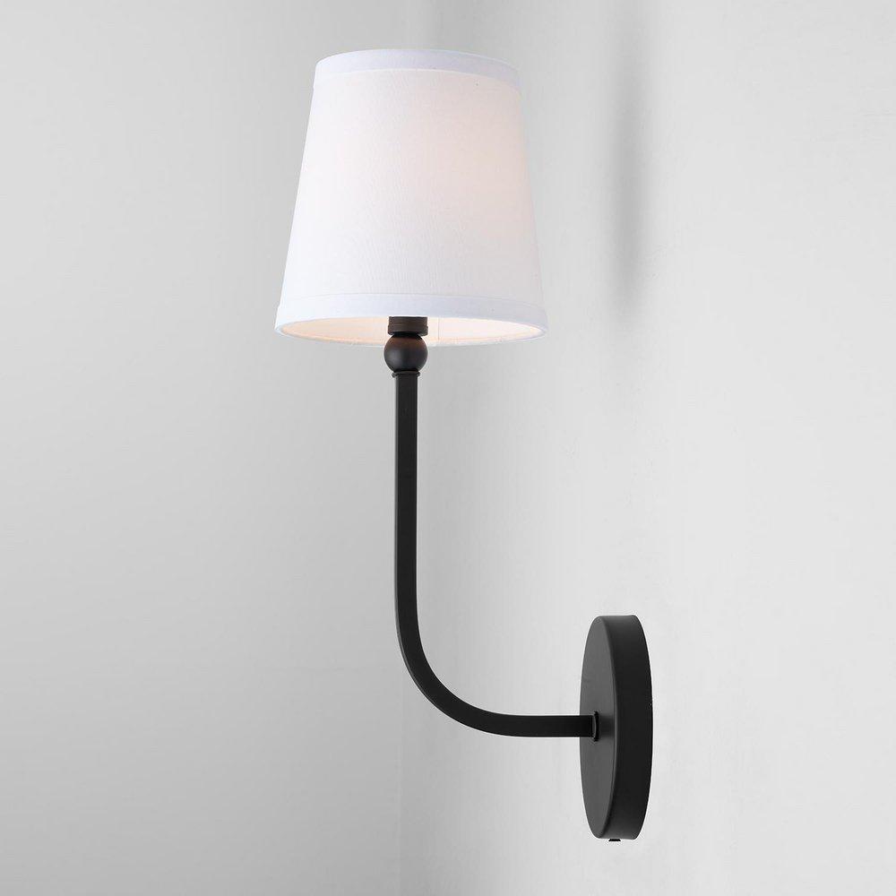 Capital Lighting Matte Black 60W 1-Light Candelabra Incandescent Lighting Wall Sconce 