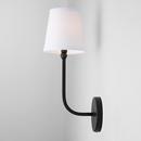 Capital Lighting Matte Black 60W 1-Light Candelabra Incandescent Lighting Wall Sconce 