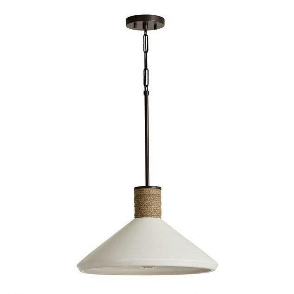 Capital Lighting Dark Pewter 60W 1-Light Medium E-26 Pendant 