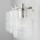 Capital Lighting Polished Nickel 100W 3-Light Medium E-26 Vanity Fixture 