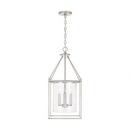 Capital Lighting Brushed Nickel 60W 4-Light Candelabra E-12 Incandescent Pendant 