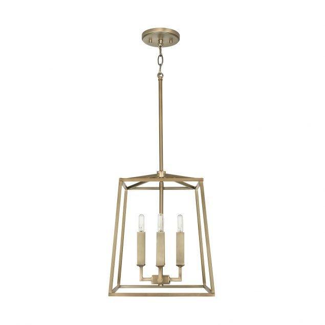 Capital Lighting Aged Brass 60W 4-Light Candelabra E-12 Foyer Lighting 