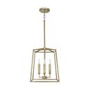 Capital Lighting Aged Brass 60W 4-Light Candelabra E-12 Foyer Lighting 