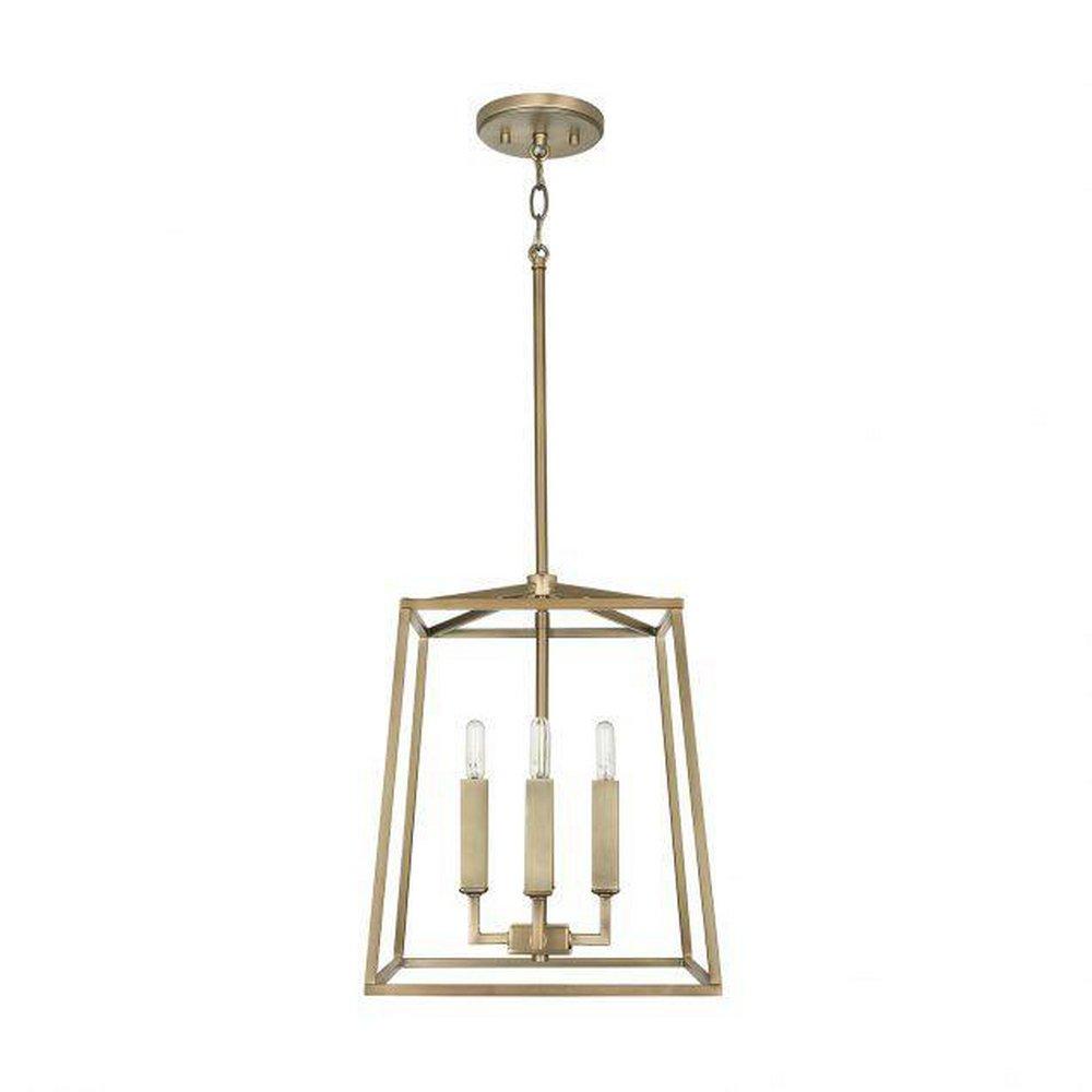 Capital Lighting Aged Brass 60W 4-Light Candelabra E-12 Foyer Lighting 