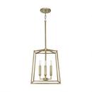 Capital Lighting Aged Brass 60W 4-Light Candelabra E-12 Foyer Lighting 