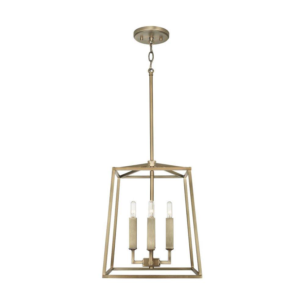 Capital Lighting Aged Brass 60W 4-Light Candelabra E-12 Foyer Lighting 