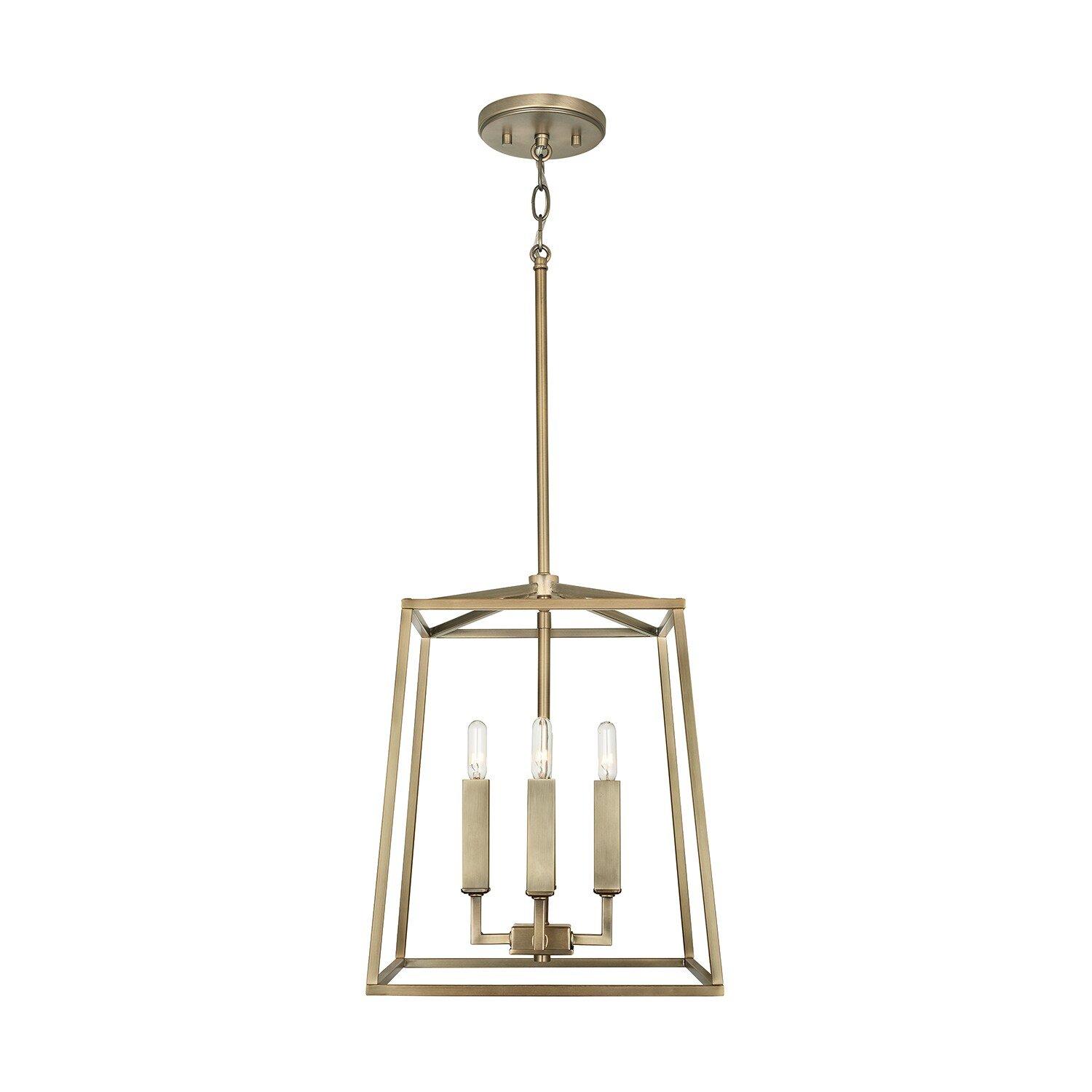 Capital Lighting Aged Brass 60W 4-Light Candelabra E-12 Foyer Lighting 