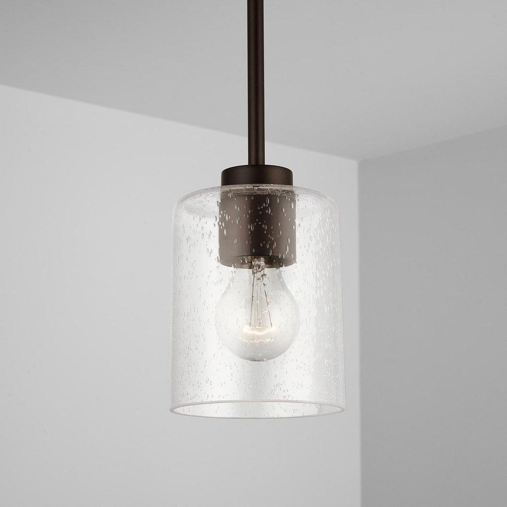 HomePlace by Capital Lighting Bronze 100W 1-Light Medium E-26 Incandescent Pendant 